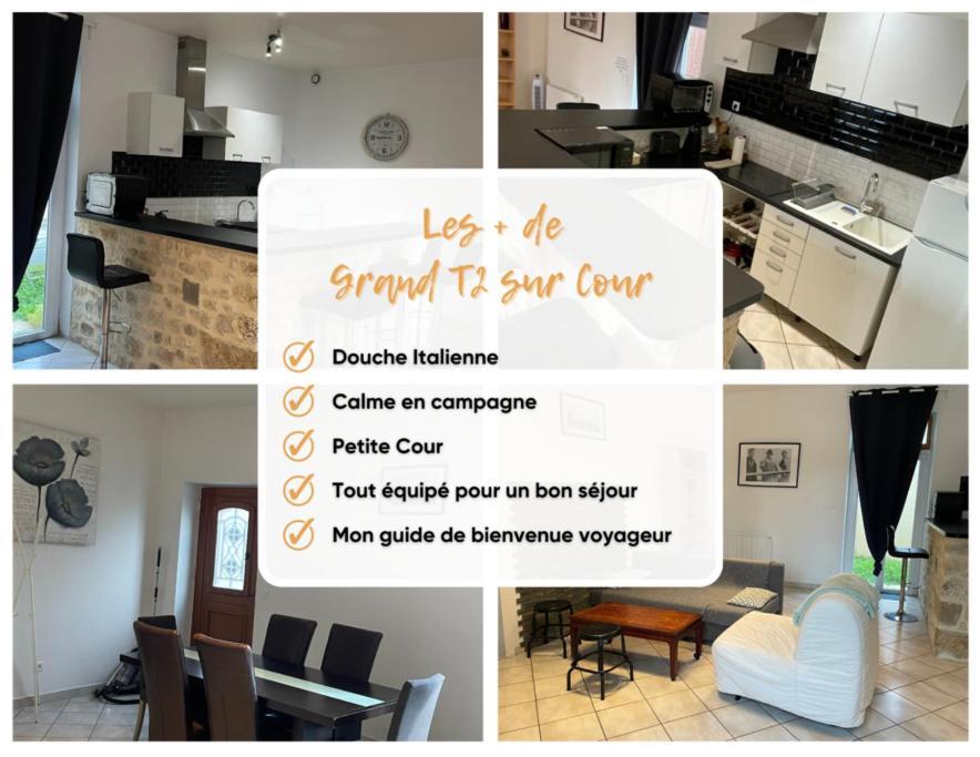 Appartement Grand T2 Sur Cour à Aufferville Extérieur photo