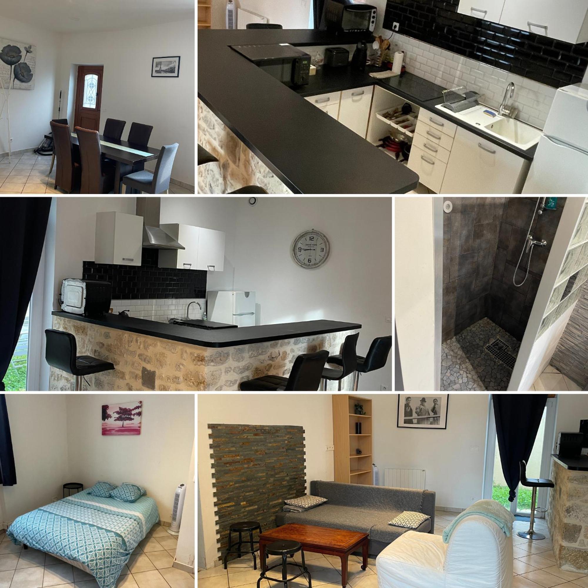 Appartement Grand T2 Sur Cour à Aufferville Extérieur photo